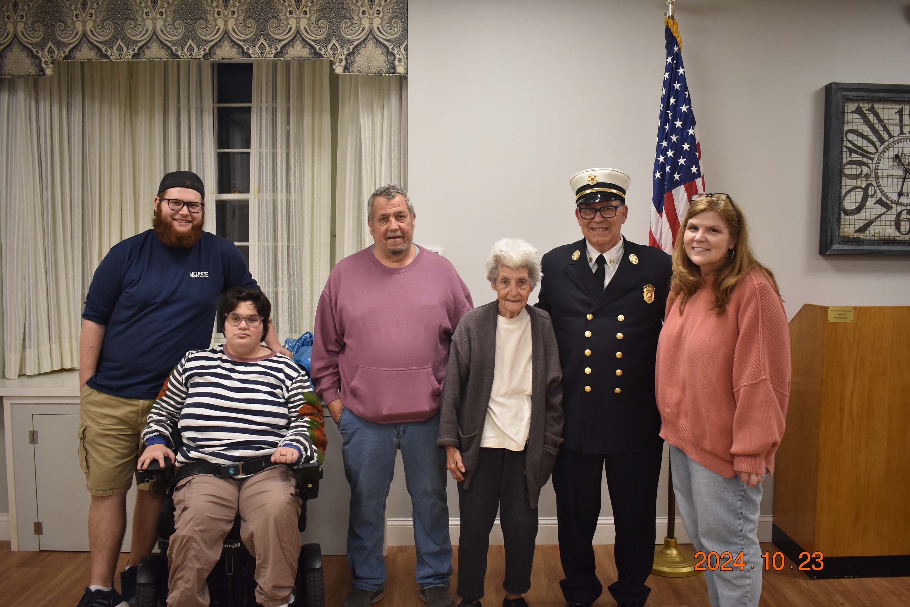 chief white and family