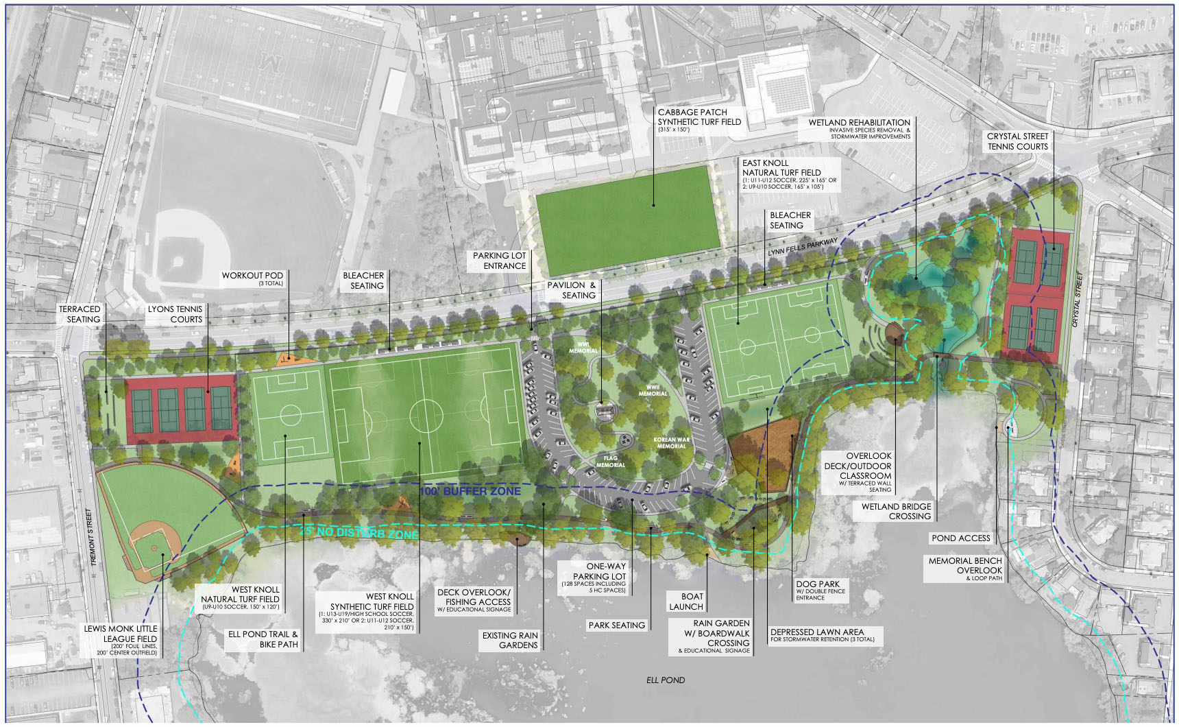 proposed ell pond park plan